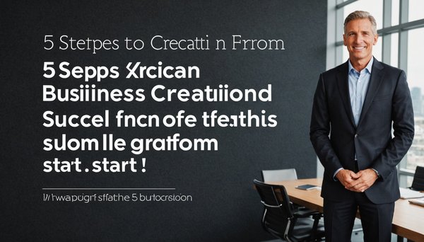 Création business : 5 étapes pour réussir dès le départ